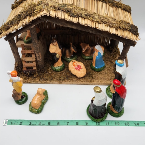 Nativity Set Of  Fisher Price Little People Christmas 2005 Playset Musical Light - Picture 14 of 16